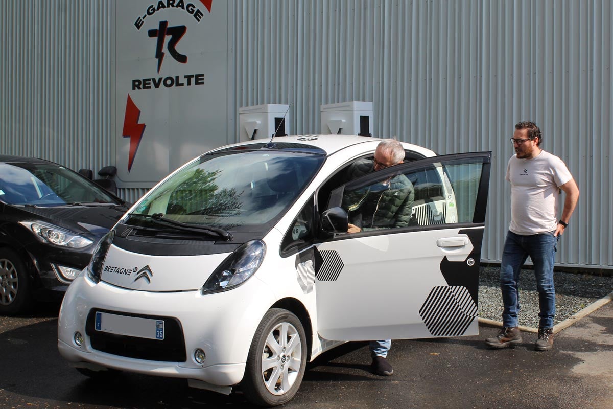 La Citroën C-Zero de Jérôme chez Revolte