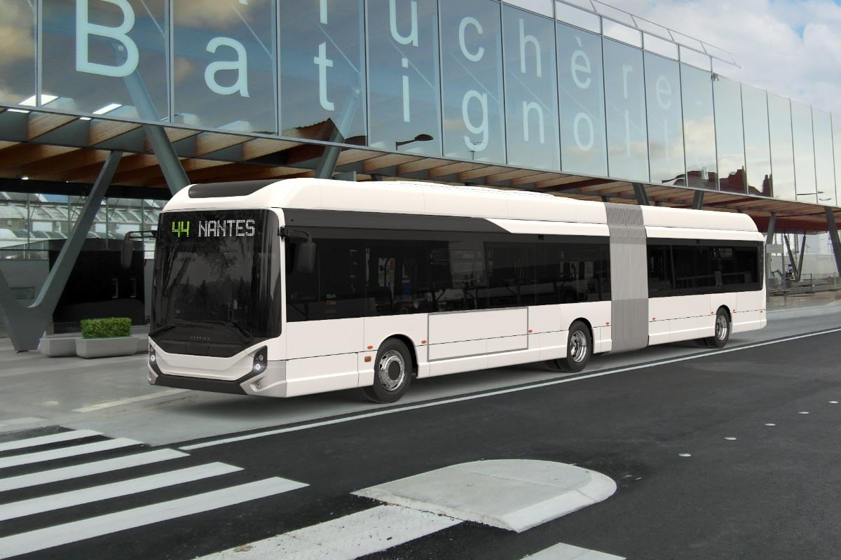 Autobus électrique Heuliez à Nantes