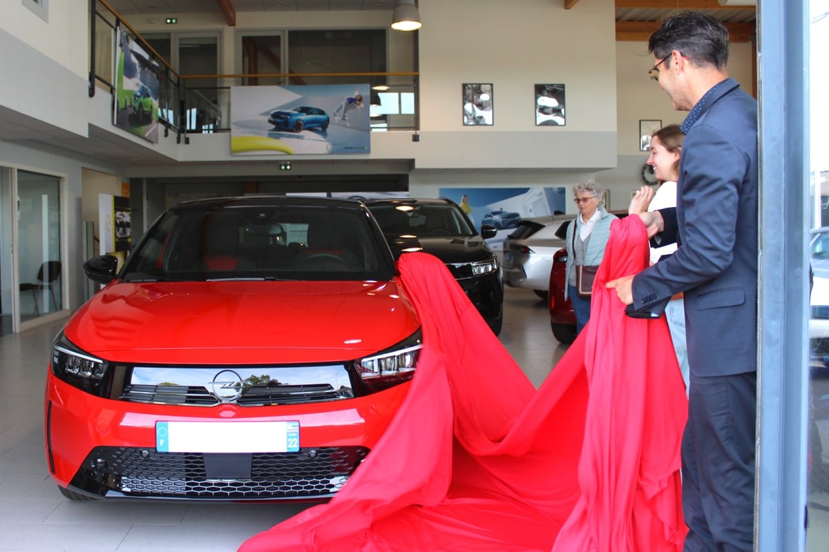 L'Opel Corsa-e de Gaëlle Roze