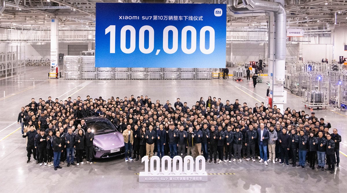 100000 Xiaomi SU7