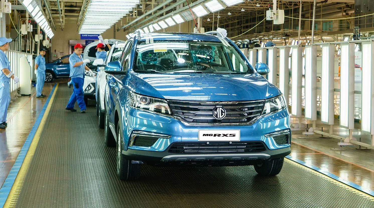 Production MG RX5 en Chine