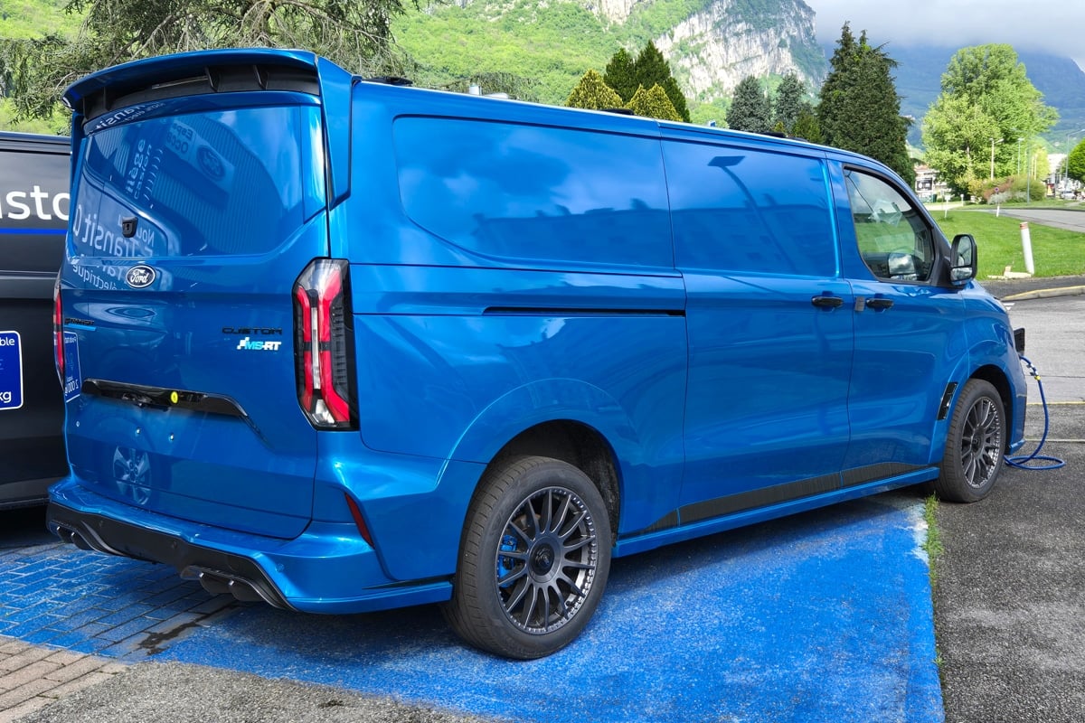 Le Ford e-Transit Custom MS-RT de Guillaume Le Ford e-Transit Custom MS-RT de Guillaume