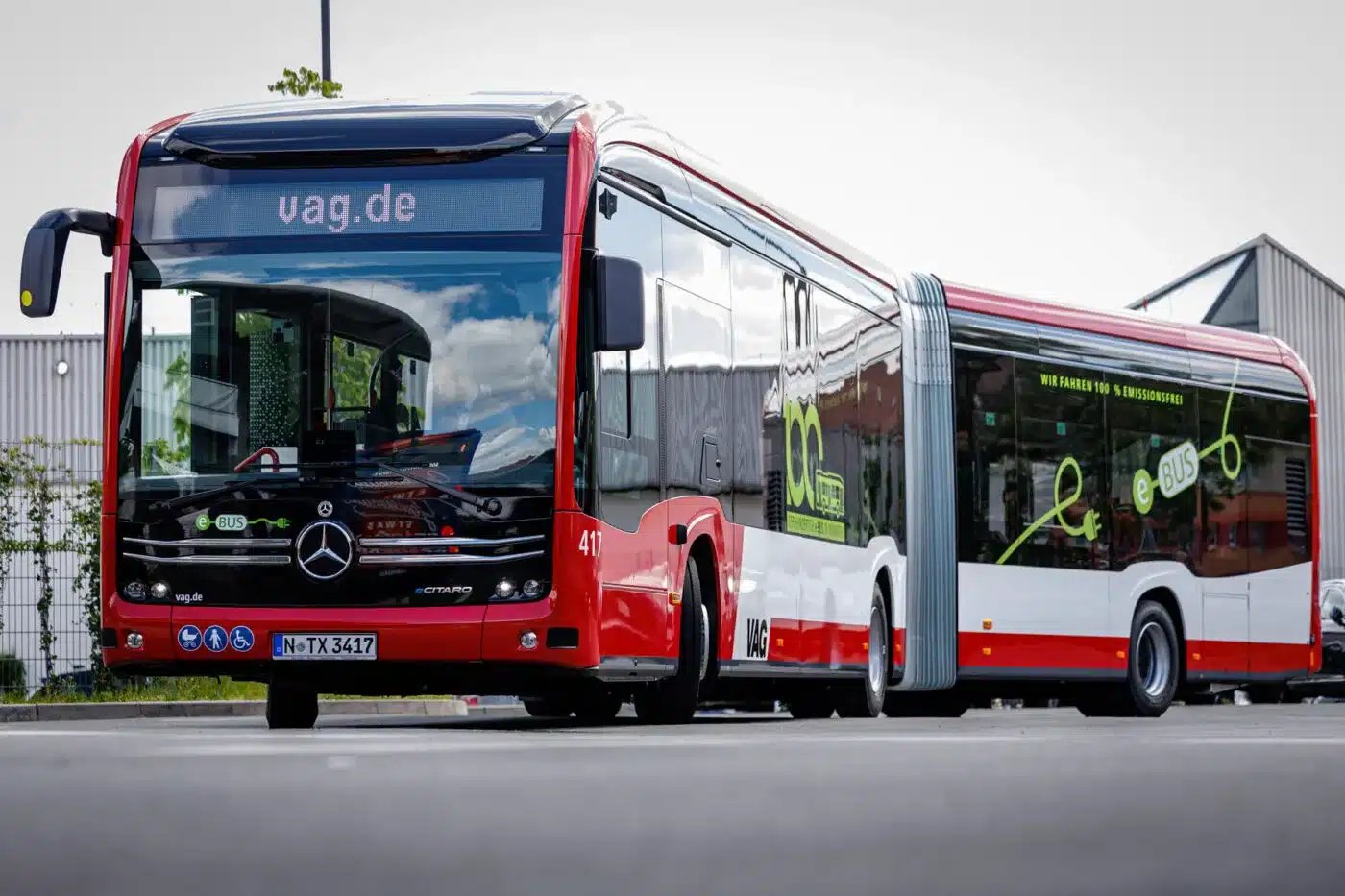 Bus électrique Daimler Nuremberg