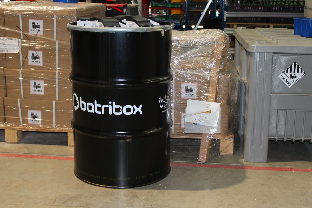 Chez VoltR : Batteries usagées fournies par Batribox