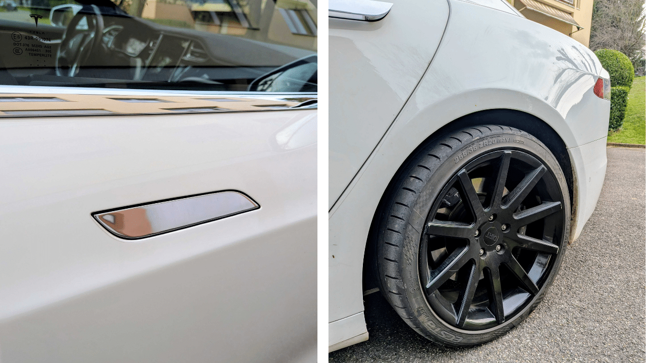 Extérieur de la Tesla Model S