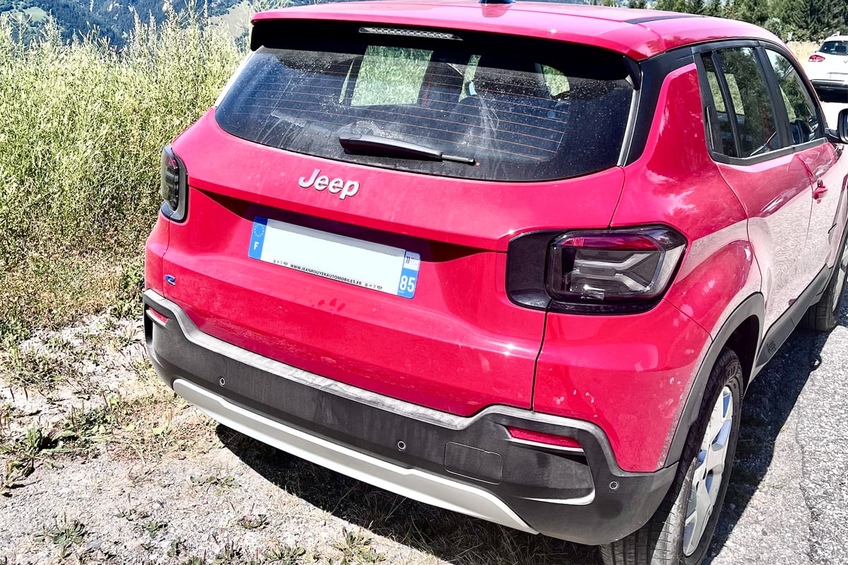 La Jeep Avenger électrique de Wilfried