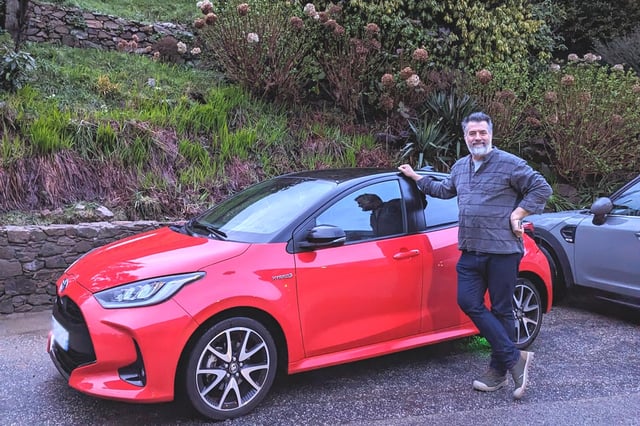 Pierre Ristic et sa Toyota Yaris