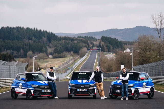 Les 3 Ligier JS50 et leurs conducteurs