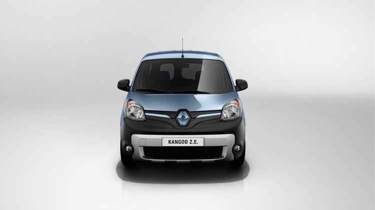 Face avant du Kangoo électrique