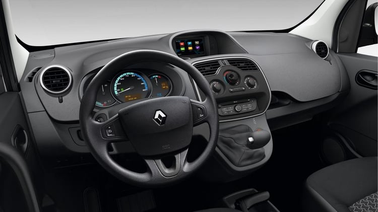 Planche de bord du Renault Kangoo électrique