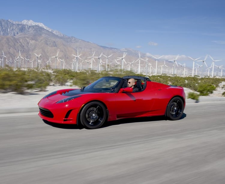 La Tesla Roadster, une voiture électrique mythique