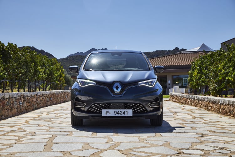 Les Renault Zoe R110 et R135 mesurent 1,56 m en hauteur