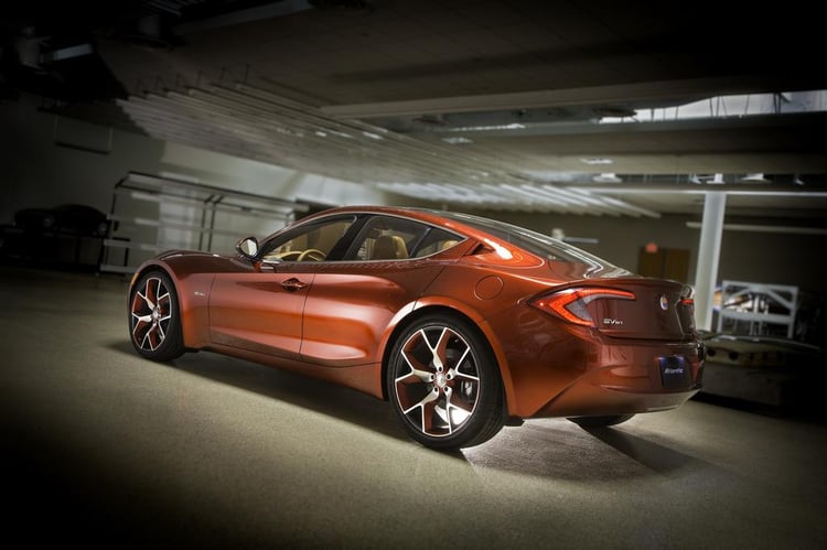 La ligne dynamique de la Fisker Atlantic