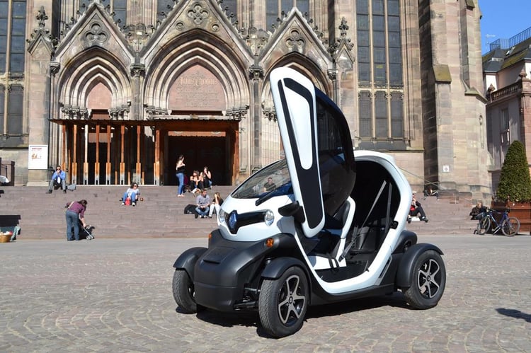 Renault Twizy : il faut être souple pour s'installer à l'arrière