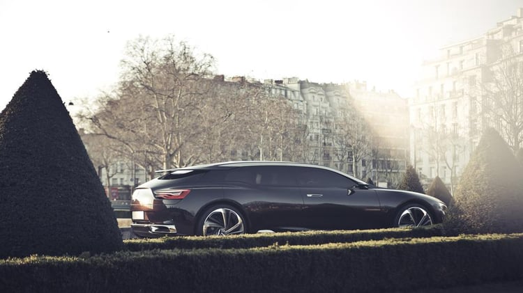 La ligne effilée de la Citroen DS Numéro 9