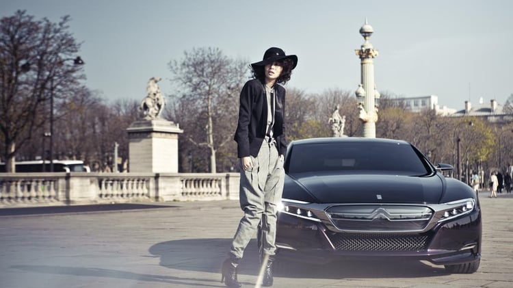 L'élégante Citroen DS numéro 9