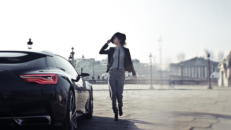 L'arrière de la DS numéro 9