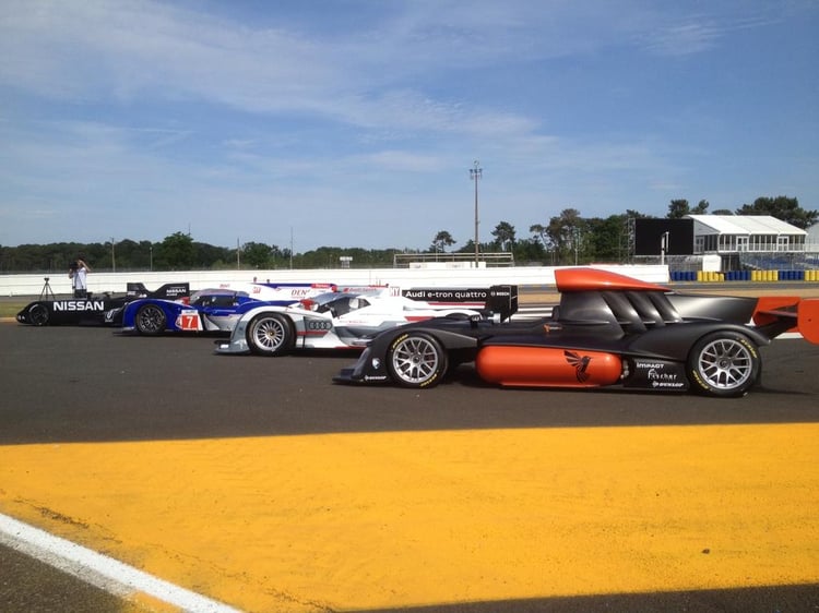 La GreenGT et les autres concurrentes "vertes" sur le circuit