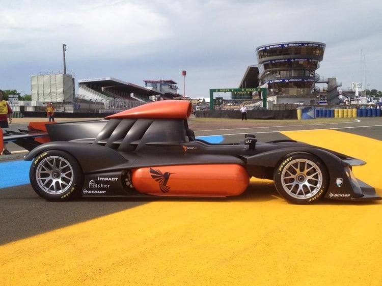 La GreenGT H2, voiture de compétition pile à combustible