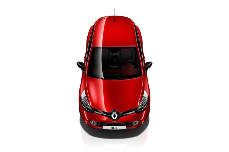 La nouvelle Clio vue de dessus