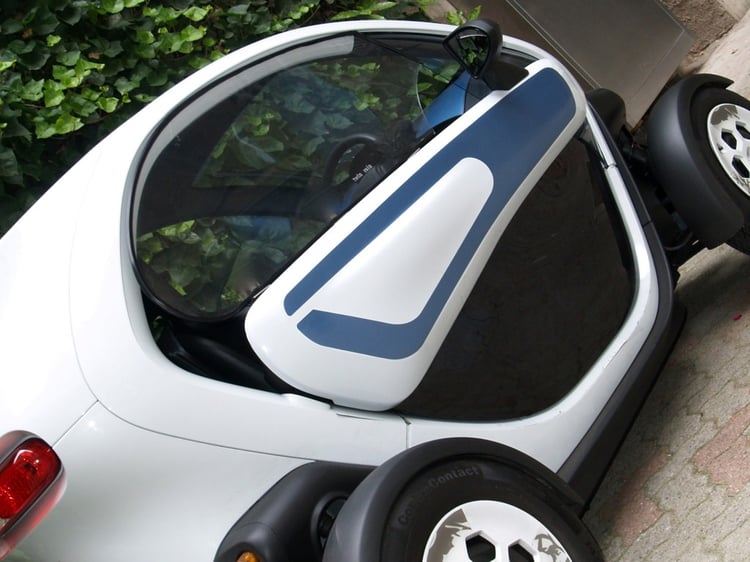 Les vitres rigides pour le Twizy