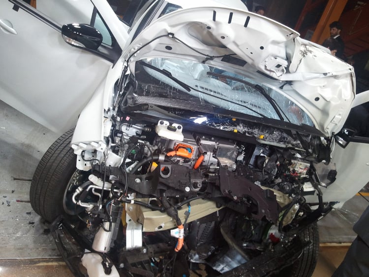 La Renault ZOE fait peine à voir après son crash-test !