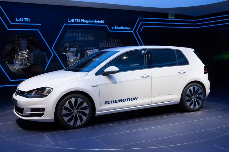 La nouvelle Golf, la star du stand Volkswagen