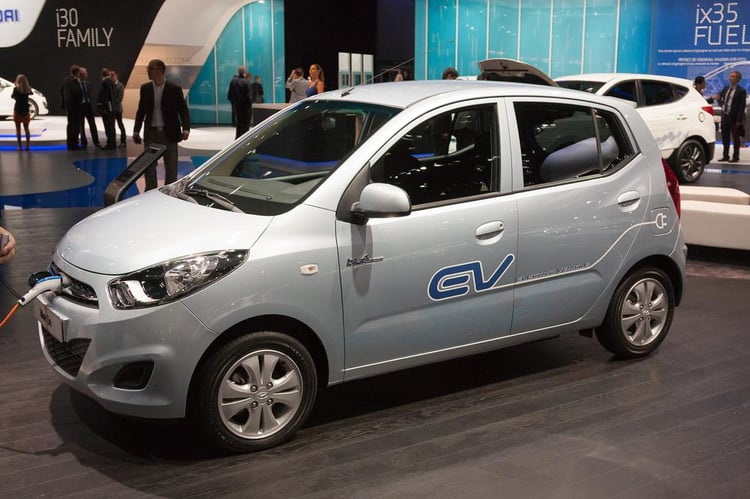 Une petit Hyundai électrique