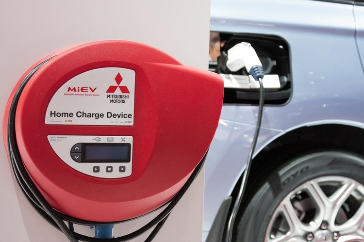 Le chargeur domestique Mitsubishi
