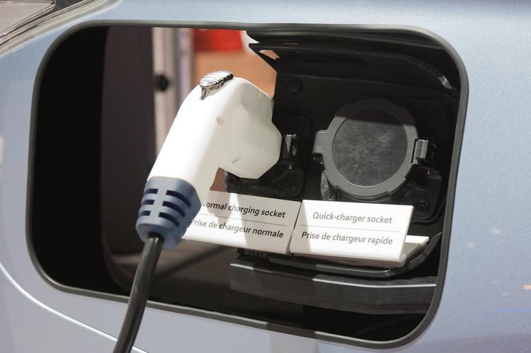 De plus en plus de voitures électriques sur les stands...