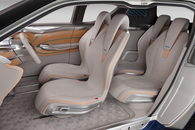 L'intérieur spacieux de la Nissan TeRRA