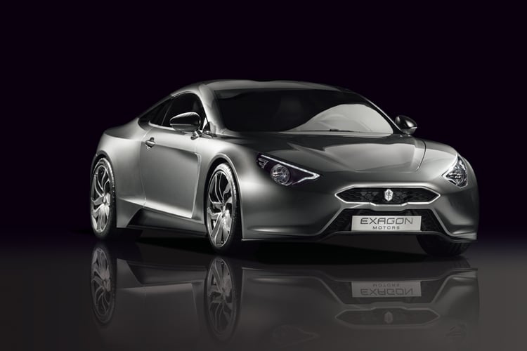 La carrosserie de l'Exagon Furtive e-GT est en carbone