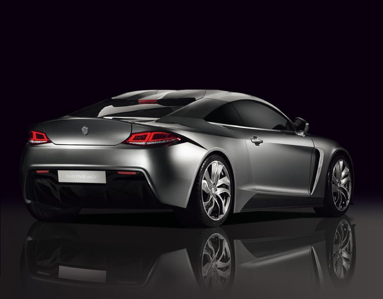 L'arrière de l'Exagon Furtive e-GT