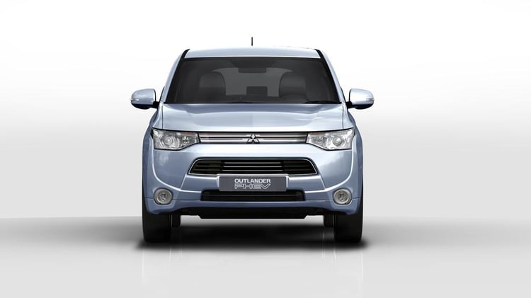 La face avant du Mitsubishi Outlander PHEV