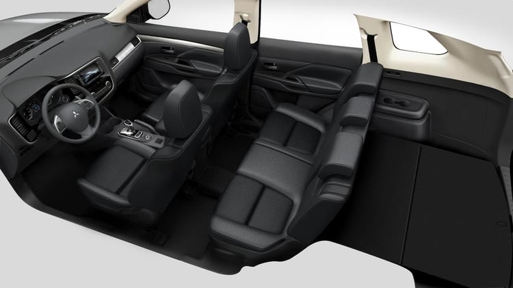 L'intérieur du Mitsubishi Outlander PHEV
