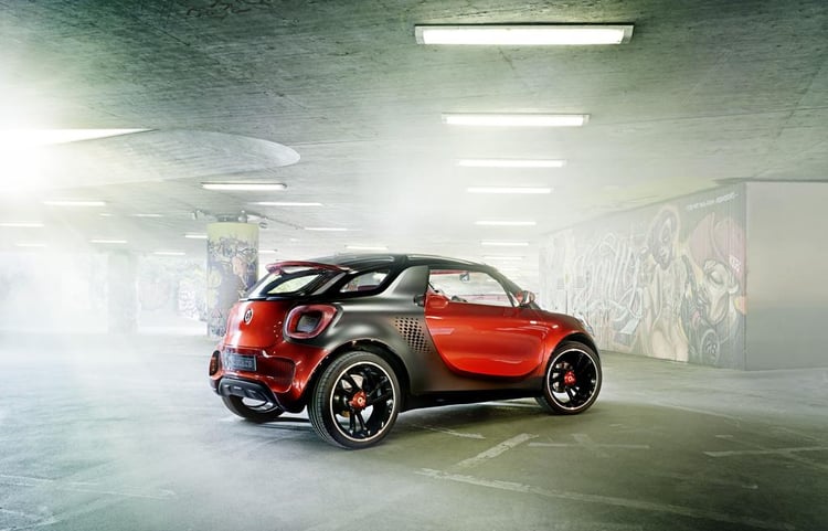 La Smart Forstars possède une ligne dynamique.