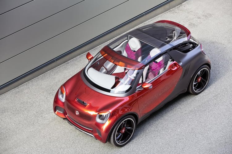 La Smart Forstars vue du dessus