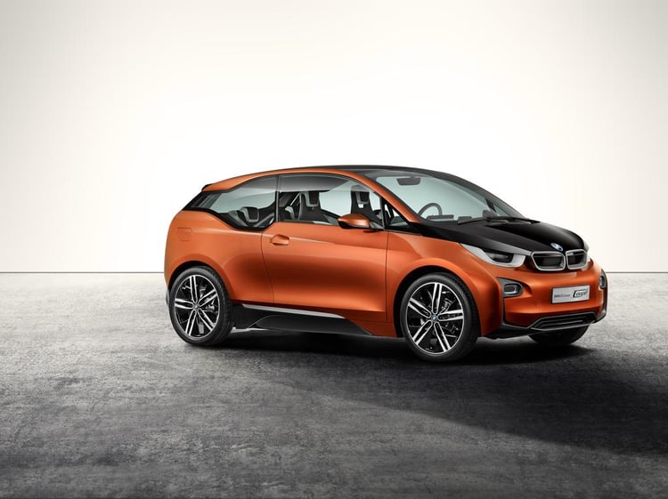 La cassure de la vitre arrière caractérise cette BMW i3 Coupé