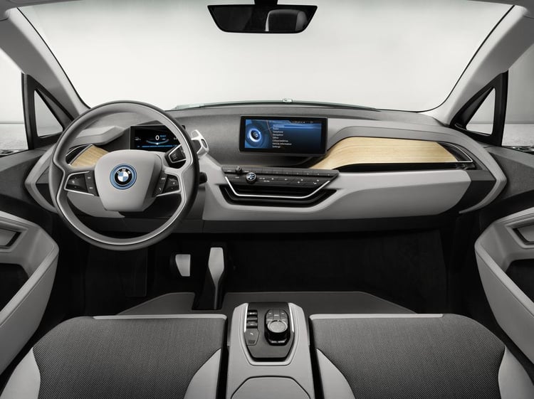 La planche de bord de la BMW i3 coupé