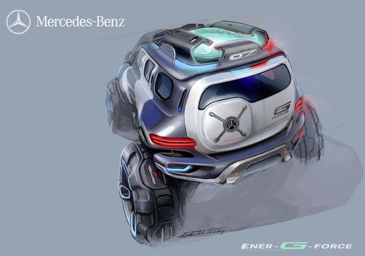 Le Mercedes Ener-G-Force a un style hyper-affirmé !