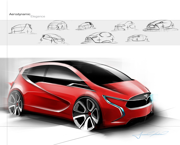 Tesla Model C : une sacrée ligne !