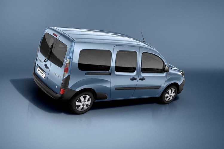 L'arrière du nouveau Renault Kangoo ZE