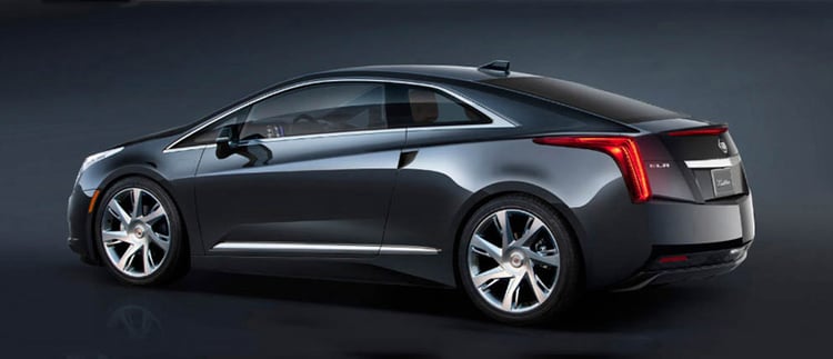 Vue de trois-quarts arrière gauche de l'ELR