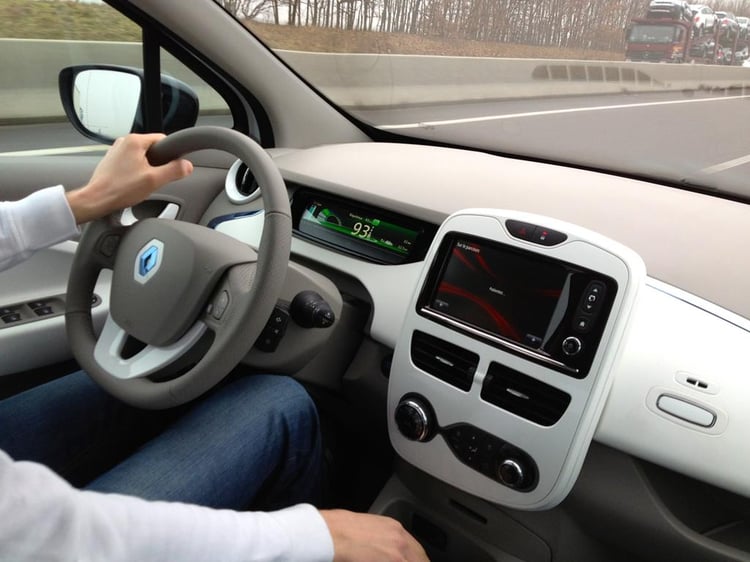 La conduite de la Renault ZOE est très ZEN