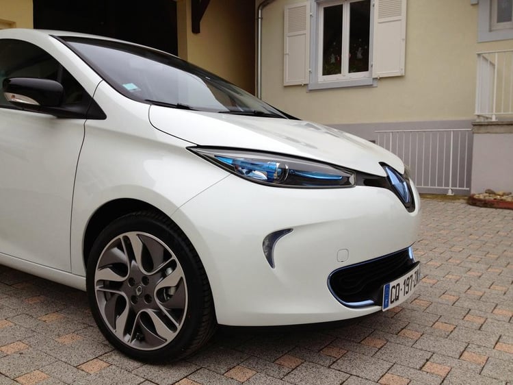 La superbe face avant de la ZOE