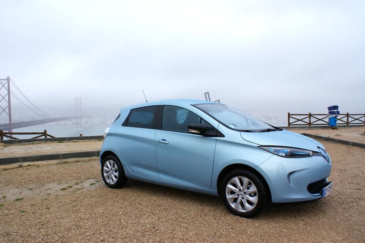 La ZOE dans sa livrée bleue