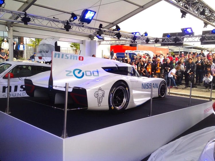 La Nissan ZEOD lors de sa présentation au public