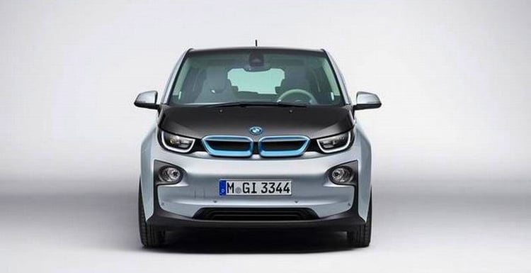 L'avant de la BMW i3
