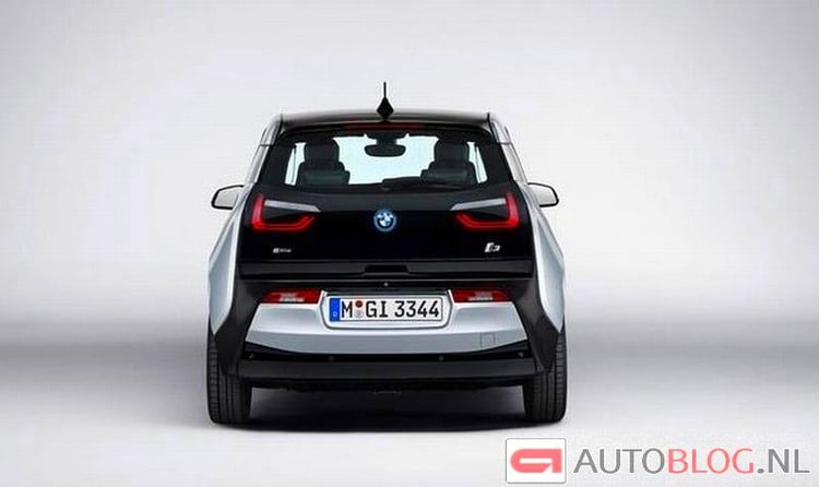 L'arrière de la BMW i3
