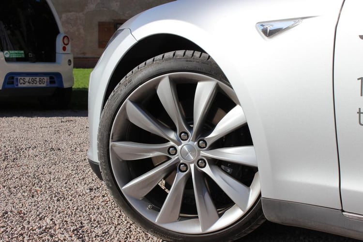 Les jantes de la Tesla Model S